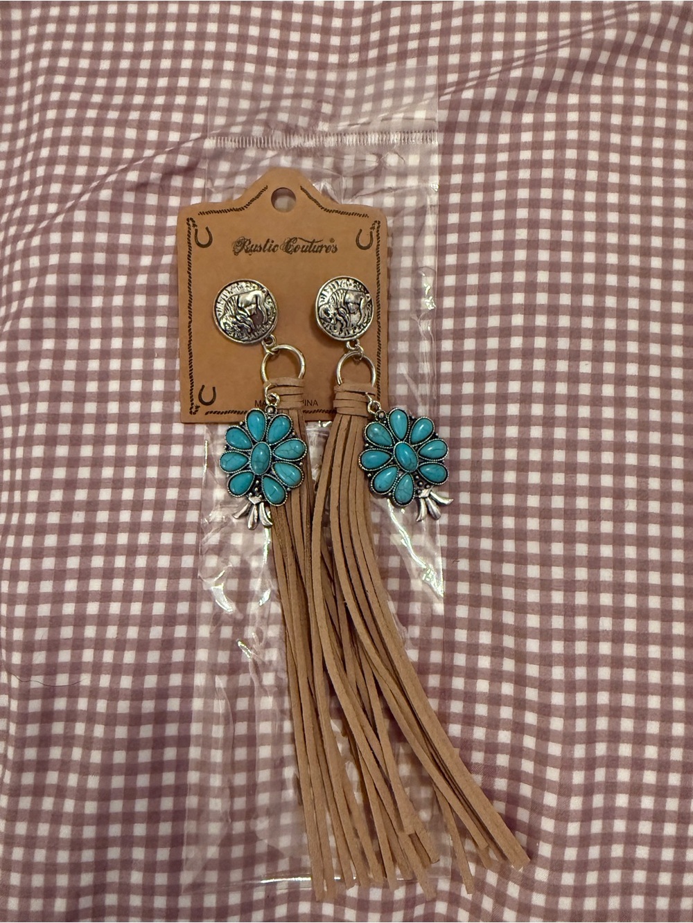 NWT Rustic Coutures’ Western Earrings